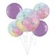 Luminous Birthday Foil Balloon Bouquet, 5pc